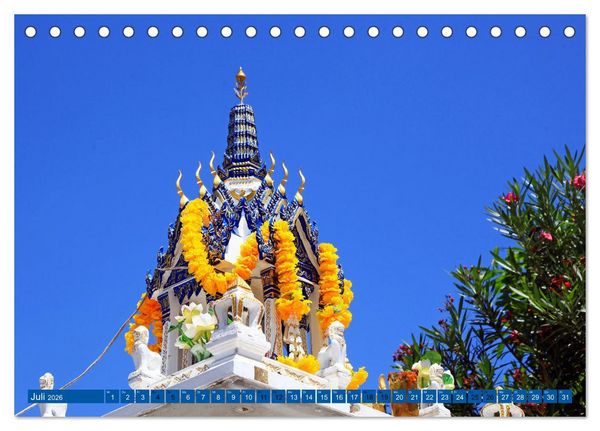 Produktbild: Asien Geisterh&auml;uschen (Tischkalender 2026 DIN A5 quer), CALVENDO Monatskalender