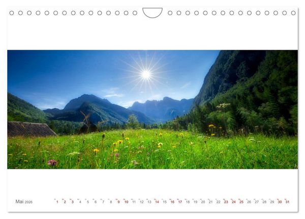 Produktbild: BergBlicke! (Wandkalender 2026 DIN A4 quer), CALVENDO Monatskalender