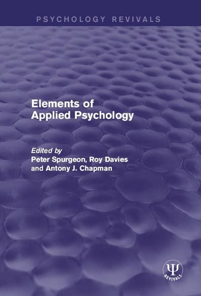 Produktbild: Elements of Applied Psychology