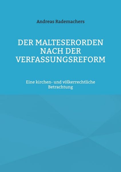 Produktbild: Der Malteserorden nach der Verfassungsreform