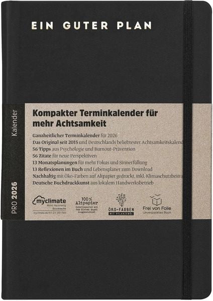 Ein guter Plan Pro 2026 Schwarz