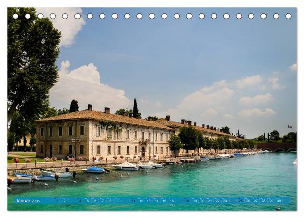 Produktbild: Gardasee. Lago di Garda (Tischkalender 2026 DIN A5 quer), CALVENDO Monatskalender