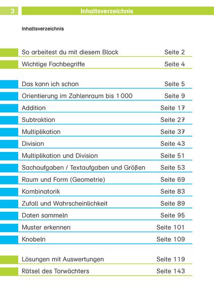 Produktbild: Mathe-Testblock So gut bin ich! 3. Klasse