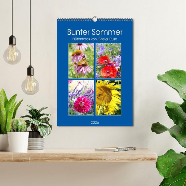 Produktbild: Bunter Sommer (Wandkalender 2026 DIN A3 hoch), CALVENDO Monatskalender