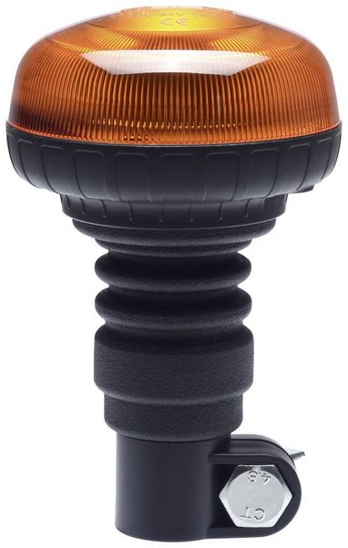 Produktbild: Berger & Schr&ouml;ter Rundumleuchte LED Mini RKL flex 20303 12 V/DC, 24 V/DC &uuml;ber Bordnetz Normhalter flexibel, Normhalter Orange