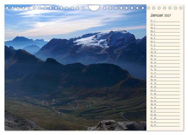Produktbild: Weltnaturerbe DOLOMITEN (Wandkalender 2027 DIN A4 quer), CALVENDO Monatskalender