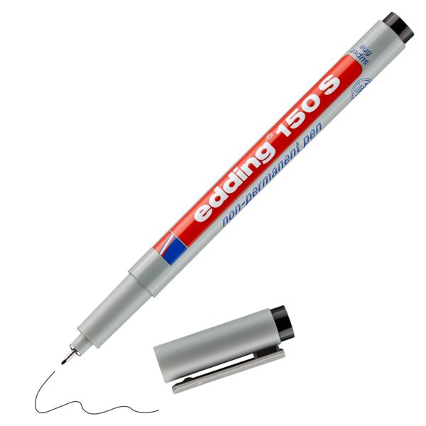 Produktbild: OHP-Marker edding 150 S non-permanent, 0,3 mm, schwarz