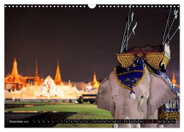 Produktbild: Bangkok: West trifft Fernost (Wandkalender 2026 DIN A3 quer), CALVENDO Monatskalender