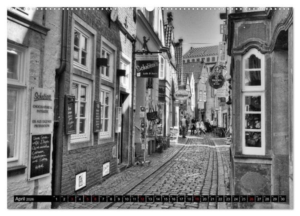 Produktbild: Historisches Bremen (hochwertiger Premium Wandkalender 2026 DIN A2 quer), Kunstdruck in Hochglanz