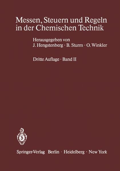 Produktbild: Messen, Steuern und Regeln in der Chemischen Technik