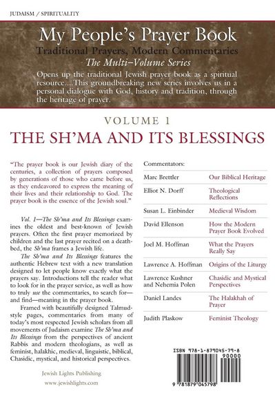 Produktbild: My People's Prayer Book Vol 1