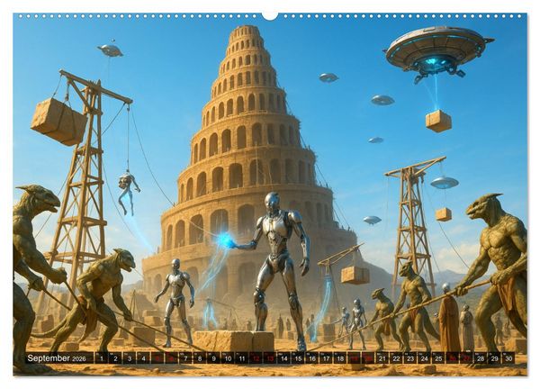 Produktbild: R&auml;tsel aus Stein - Uralte Baukunst neu gedacht (hochwertiger Premium Wandkalender 2026 DIN A2 quer), Kunstdruck in Hochglanz