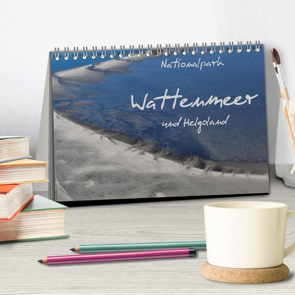 Produktbild: Naturpark Wattenmeer und Helgoland (Tischkalender 2026 DIN A5 quer), CALVENDO Monatskalender