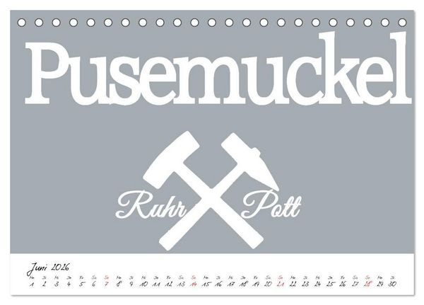 Produktbild: Ruhrpott Vokabeln (Tischkalender 2026 DIN A5 quer), CALVENDO Monatskalender