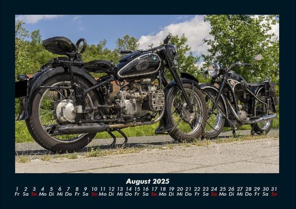 Produktbild: Motorräder 2025 Fotokalender DIN A4