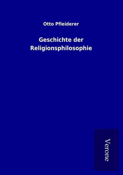 Produktbild: Geschichte der Religionsphilosophie