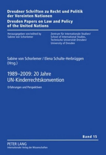 Produktbild: 1989-2009: 20 Jahre UN-Kinderrechtskonvention