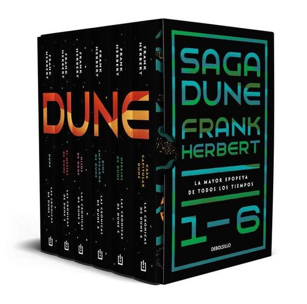 Produktbild: Estuche Saga Dune 1-6. La Mayor Epopeya de Todos Los Tiempos / Dune Saga Books 1-6. the Greatest Epic Adventure of All Time (Boxed Collection)