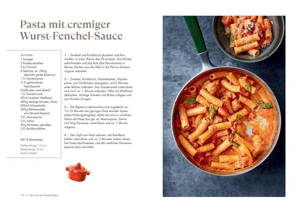 Produktbild: One Pot deftig - Die besten Rezepte f&uuml;r Eintopfgerichte. Wenige Zutaten, einfache Zubereitung -