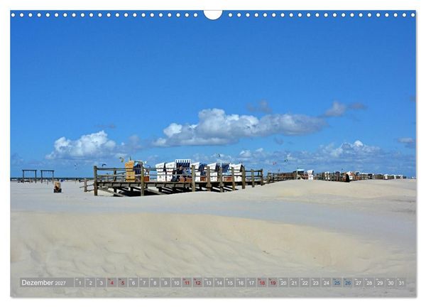 Produktbild: Strandk&ouml;rbe - Lieblinge an Nord- und Ostsee (Wandkalender 2027 DIN A3 quer), CALVENDO Monatskalender