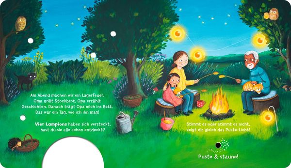 Produktbild: Mein Puste-Licht-Buch: Ein Tag, wie ich ihn mag!