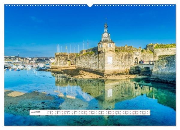 Produktbild: Die Sonne der Bretagne &ndash; Zwischen Himmel und Erde (hochwertiger Premium Wandkalender 2027 DIN A2 quer), Kunstdruck in Hochglanz