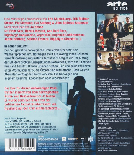 Produktbild: Occupied - Staffel 1 [2 BRs]