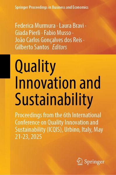 Produktbild: Quality Innovation and Sustainability