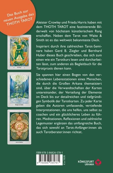 Produktbild: TAROT &ndash; Spiegel deiner neuen Zeit: Kurs zum Aleister Crowley & Frieda Harris Thoth Tarot