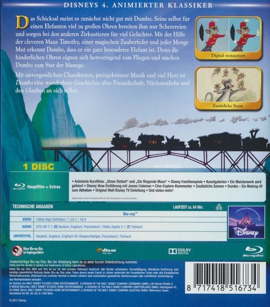 Produktbild: Dumbo - Disney Classics 4