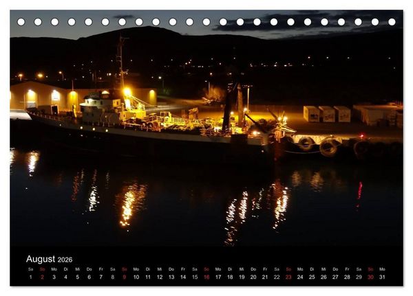 Produktbild: Impressionen von Norwegen entlang der Hurtigruten (Tischkalender 2026 DIN A5 quer), CALVENDO Monatskalender