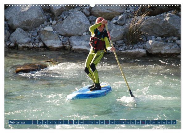 Produktbild: Wildwasser Stand up (hochwertiger Premium Wandkalender 2026 DIN A2 quer), Kunstdruck in Hochglanz