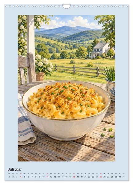 Produktbild: Pastagl&uuml;ck - Gemalte Gaumenfreuden (Wandkalender 2027 DIN A3 hoch), CALVENDO Monatskalender