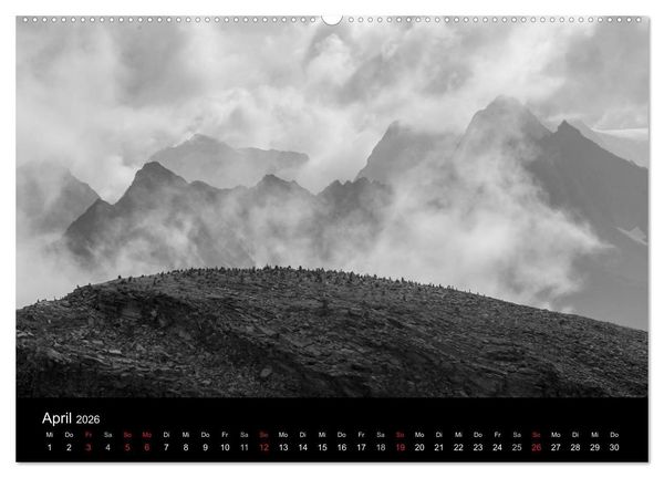 Produktbild: TIROL - Der Berliner H&ouml;henweg (hochwertiger Premium Wandkalender 2026 DIN A2 quer), Kunstdruck in Hochglanz