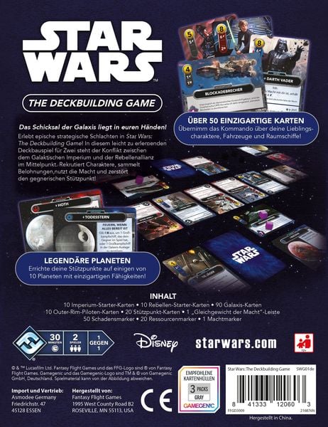 Produktbild: Star Wars The Deckbuilding Game