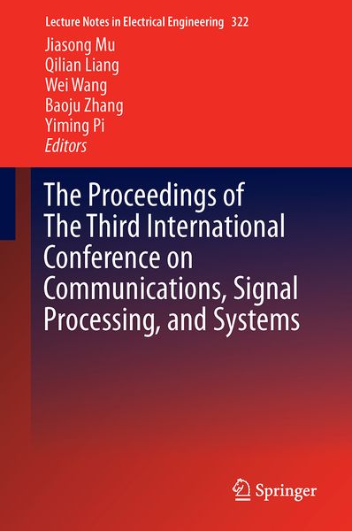 Produktbild: The Proceedings of the Third International Conference on Communications, Signal Processing, and Systems