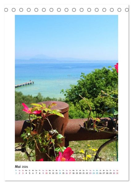 Produktbild: LAKE GARDA DerGardasee: Sirmione und Bardolino (Tischkalender 2026 DIN A5 hoch), CALVENDO Monatskalender