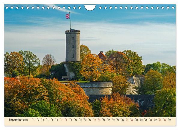 Produktbild: Bielefeld - Die freundliche Stadt am Teutoburger Wald (Wandkalender 2026 DIN A4 quer), CALVENDO Monatskalender