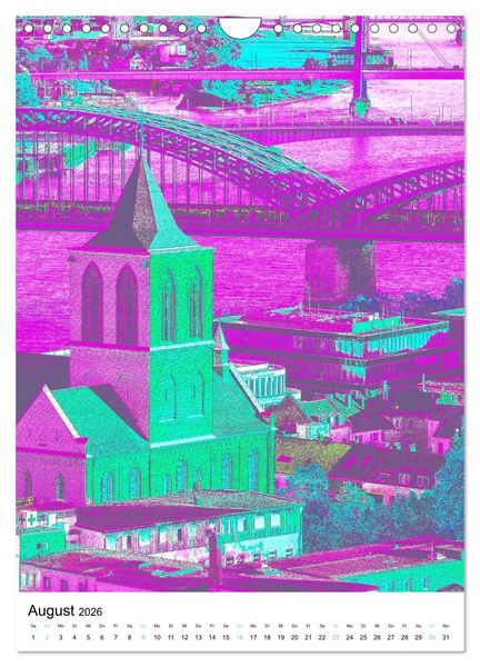 Produktbild: K&ouml;ln "in Hochform" (Wandkalender 2026 DIN A4 hoch), CALVENDO Monatskalender