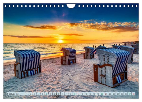 Produktbild: Ostsee Momente (Wandkalender 2027 DIN A4 quer), CALVENDO Monatskalender