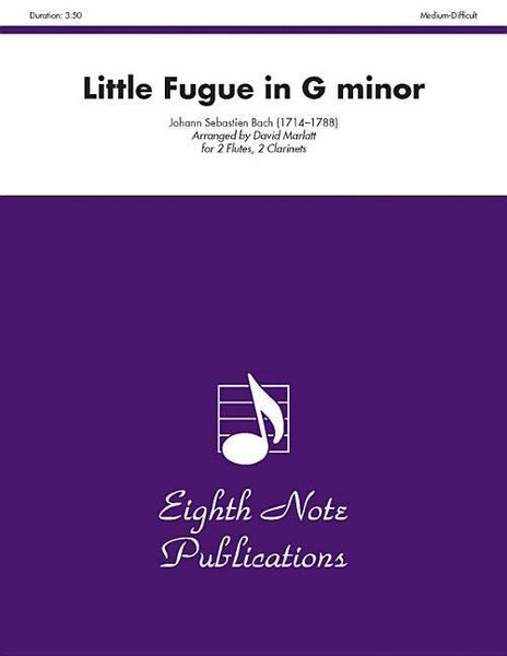 Produktbild: Bach, J: Little Fugue in G Minor