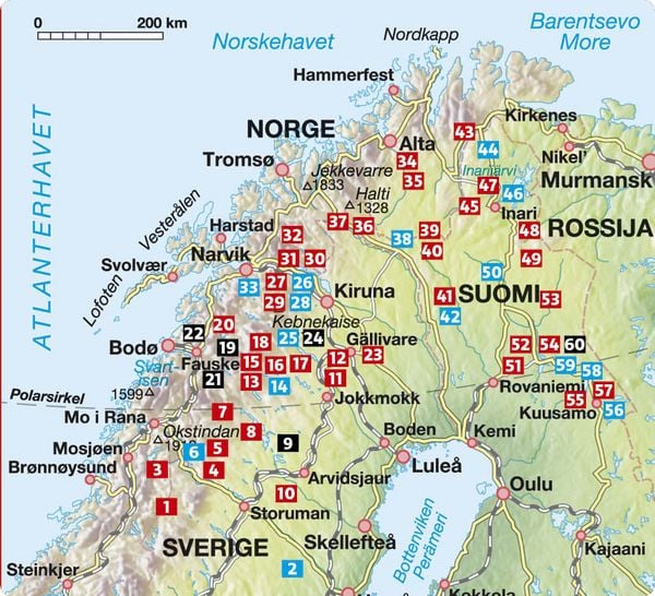 Produktbild: ROTHER Wanderf&uuml;hrer Lappland. 60 Tages- und Mehrtagestouren in Schwedisch-, Norwegisch- und Finnisch-Lappland