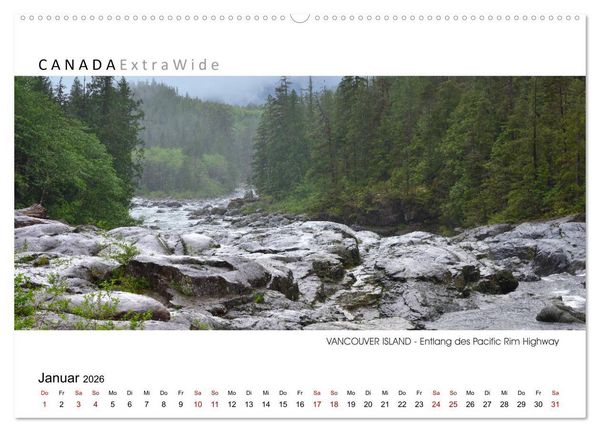 Produktbild: Vancouver Island Panoramabilder (Wandkalender 2026 DIN A2 quer), CALVENDO Monatskalender