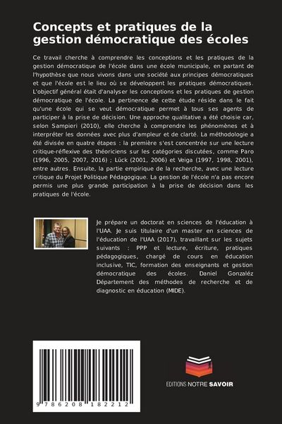 Produktbild: Concepts et pratiques de la gestion d&eacute;mocratique des &eacute;coles