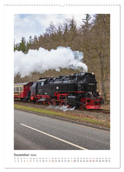 Produktbild: Faszination Museumsbahn (hochwertiger Premium Wandkalender 2026 DIN A2 hoch), Kunstdruck in Hochglanz