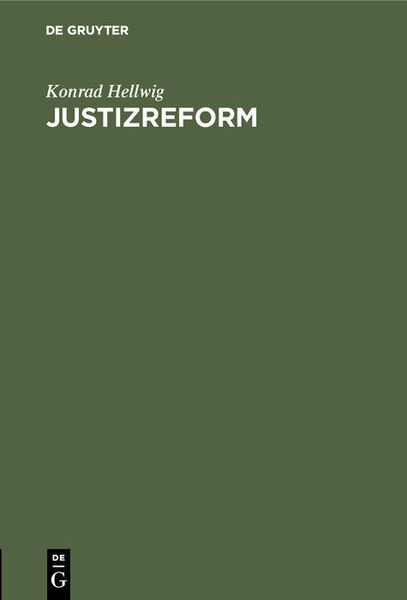 Produktbild: Justizreform