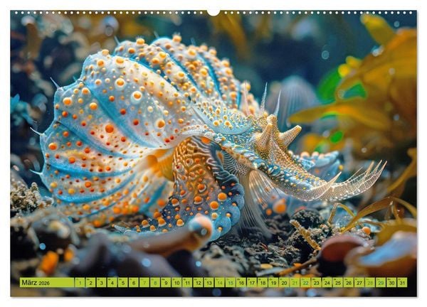 Produktbild: Fantastische Unterwasserkreaturen - Hybridtiere (hochwertiger Premium Wandkalender 2026 DIN A2 quer), Kunstdruck in Hochglanz