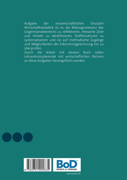 Produktbild: Didaktische Grundlagen &ouml;konomischer Bildung