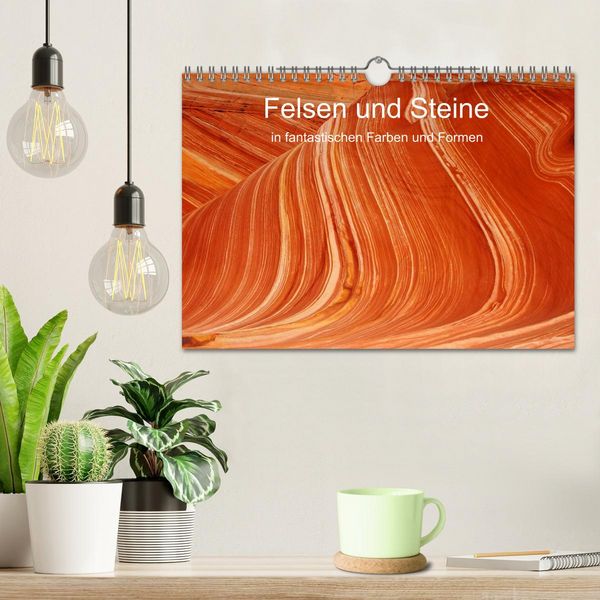 Produktbild: Felsen und Steine in fantastischen Farben und Formen (Wandkalender 2026 DIN A4 quer), CALVENDO Monatskalender