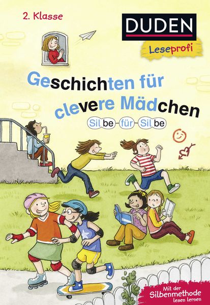 Produktbild: Duden Leseprofi &ndash; Silbe f&uuml;r Silbe: Geschichten f&uuml;r clevere M&auml;dchen, 2. Klasse